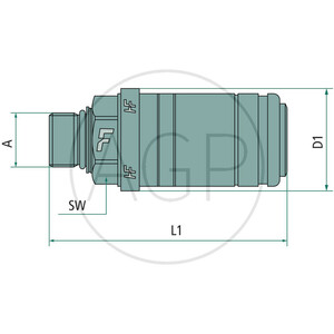 Faster samice M22 x 1,5, WD DN 12