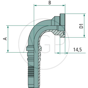 PN 20 SFS-CAT  3/4" 90° IL