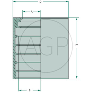 PF  DN 8 - 5/16" 2 SN VA