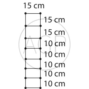 Uzlované pletivo o délce 50 m a výšce 800 mm