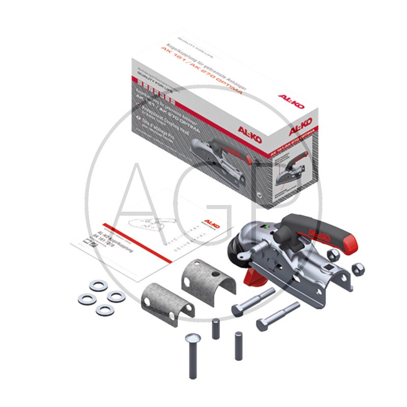 Tažný kloub AL-KO AK 161 pro bržděný přívěs do 2.700 kg povolená hmotnost 1600 kg