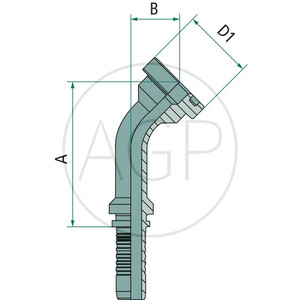 PN 12 SFL 1/2" 45°