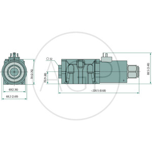 NG10-4/2 cestný ventil-R31 24V