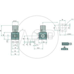 WH-RS1-3/8-10-M 1 - WH-RS1 - Regulátor tlaku - velikost 1