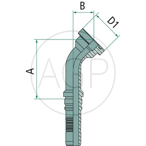 PN 20 SFL 3/4" 45° IL