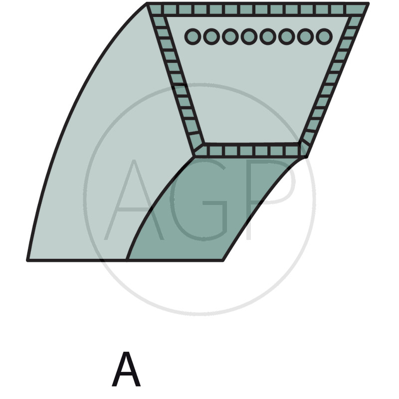 Klínový řemen pro Cup Cadet a Yard Man o rozměru 15,9 x 2115 mm