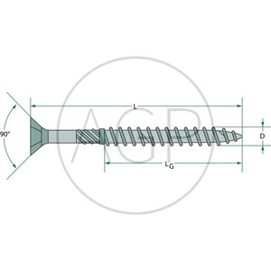 Fischer vruty do dřevotřísky se závitem M6 o délce 60 mm