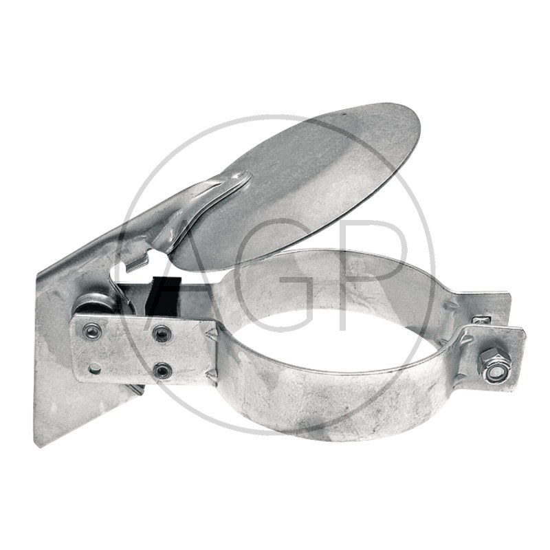 Klapka výfuku traktoru s rozsahem upínání 105 - 116 mm