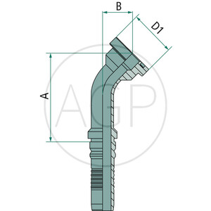 PN 20 SFS 3/4" 45° IL