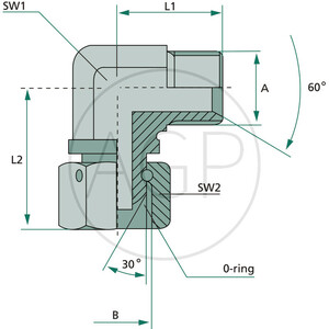 WA 1/4 M-BSP x 1/4 FS-BSP