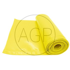 Žlutá ochranná plachta na žací lišty řezaček šířka 470 mm