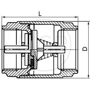 L-RV7-II-1/2-MSv Zpětný ventil