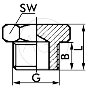 F-VAS-1-MSv Závěrný šroub