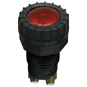 Světelná šroubovací kontrolka červená pro žárovku 12V 2WK / T2W