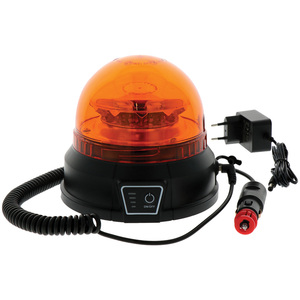 Maják LED Aku na magnet s dobíjecí baterií na 12-24V s více světelnými módy o výdrži 12 hodin