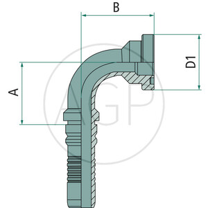 PN 20 SFL 3/4" 90° IL