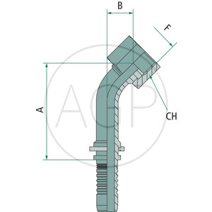 PN 08 DKORF 11/16" 45°