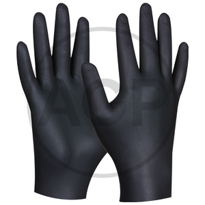 Jednorázové rukavice S „Black Nitril Ultra Strong“ nepudrované,  v balení 80 ks 