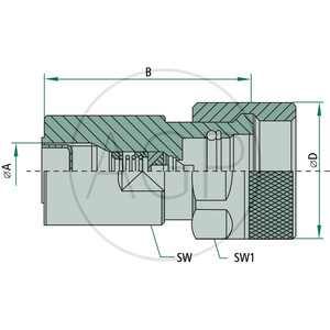 Samice vnitřní závit 1/4" GAS