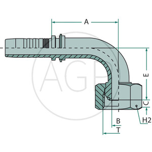 PN 05 DKOR 1/4" 90°