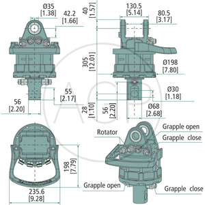 Rotátor GR60DB