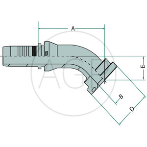 PN 102 SFL 4" 45°