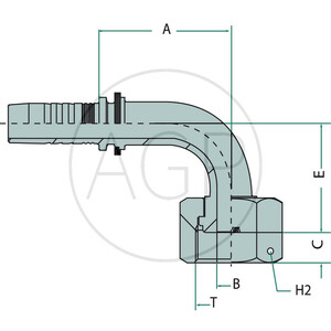 PN 06 DKORF 11/16" 90°