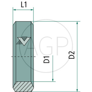 DKRA 1.1/2" - M48x2 VA