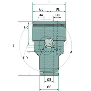 B-YVr-2x4-6-KU Y-spojka