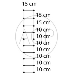 Uzlované pletivo o délce 50 m a výšce 1000 mm