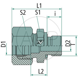 GEV 10 L- M12x1,5 WD VA