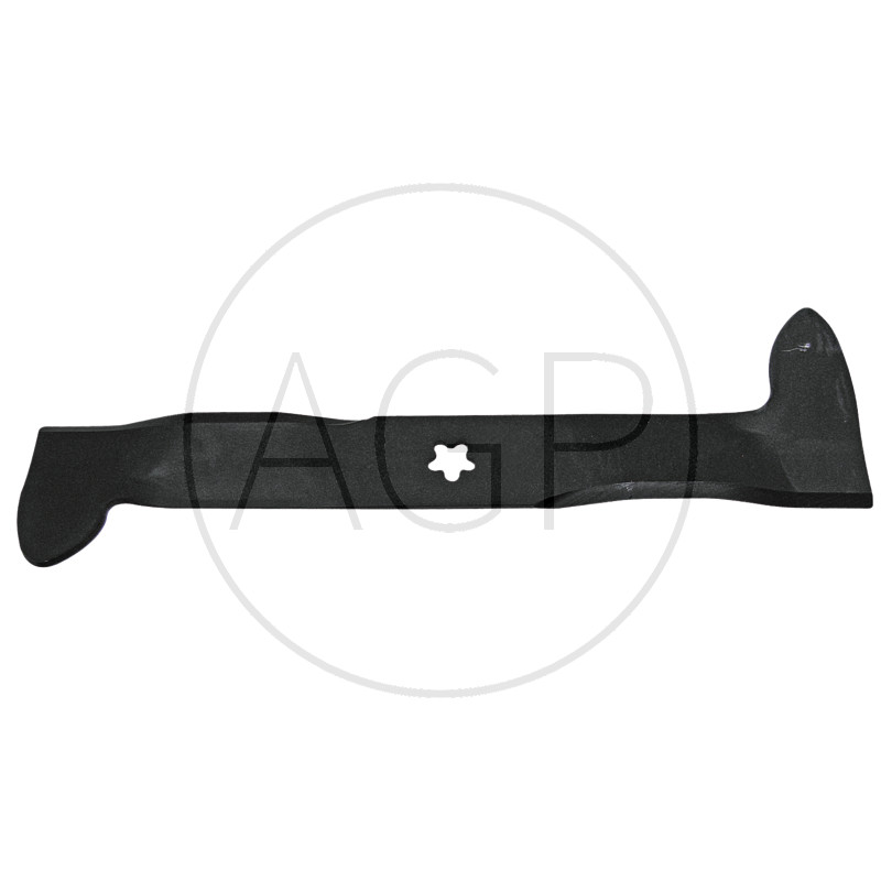 Levý mulčovací nůž o délce 464 mm s hvězdou 5 zubů vhodné na traktory AYP a Husqvarna