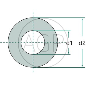 Velkoplošná podložka s rozměrem 8.4 mm