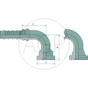 PN 12 SFS 1/2" 90° SSP