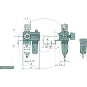 WH-SMF4-1/2-SI Submikrofiltr