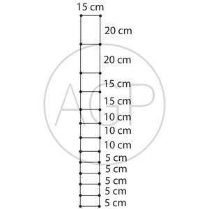 Uzlované pletivo o délce 50 m a výšce 1250 mm