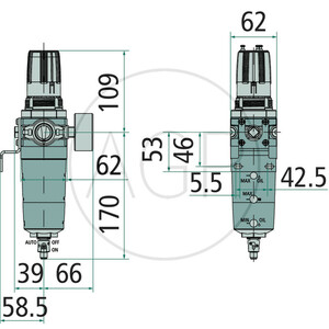 WH-K4-1/2-10-M Kombinované zařízení