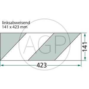 Výstražná fólie o rozměru 423 x 141 mm