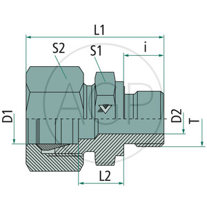 GEV 10 L- M22x1,5 VA