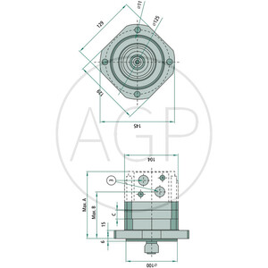 Motor HR C LW 400cc Short 1/2“