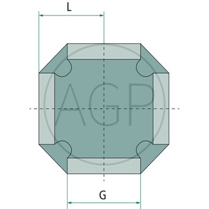 F-KI-1-VA křížový kus G1½