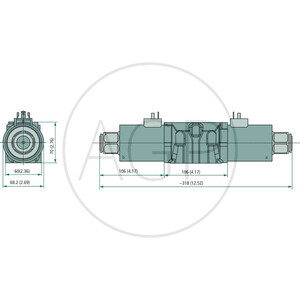 NG10-4/3 cestný ventil-C11 12V