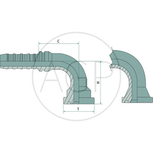 PN 12 SFL 1/2" 90° SSP