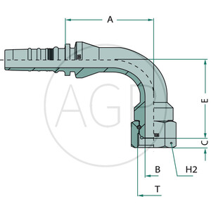 PN 20 DKOR 3/4" 90° IL