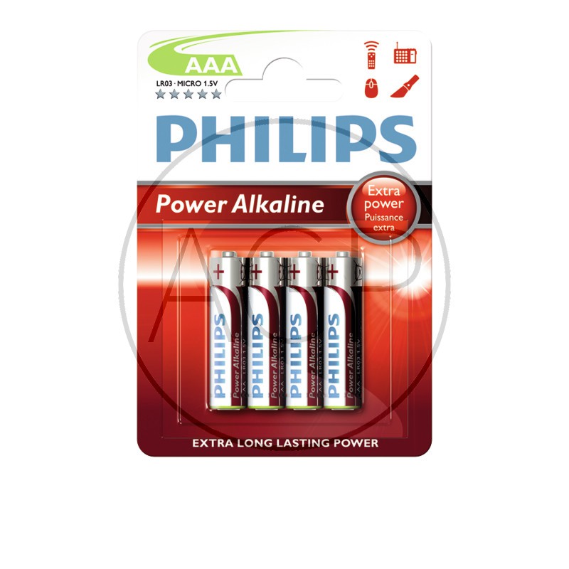 Philips Baterie s rozměrem 9,5 x 44 mm